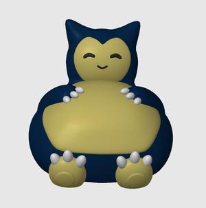 Snorlax Pokemon (3mf included, no support)