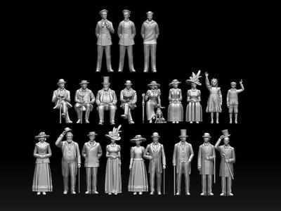 retro people