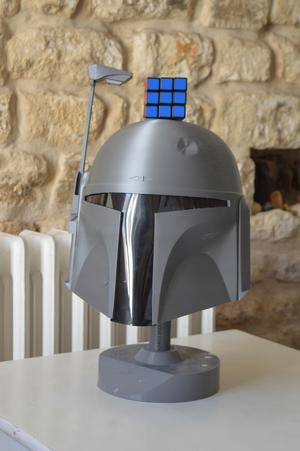 WEARABLE FULL SIZE STAR WARS BOBA FETT HELMET JESUS SALMERON