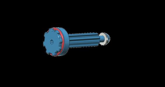 Redesigned plunger for colonel WASP firefly NERF dart blaster