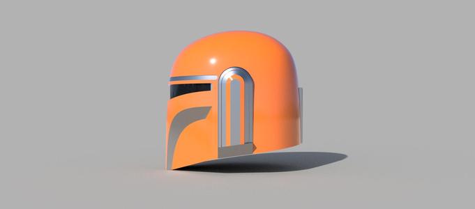 The Specialist: Custom made Mandalorian Helmet STL File (3D Print File)