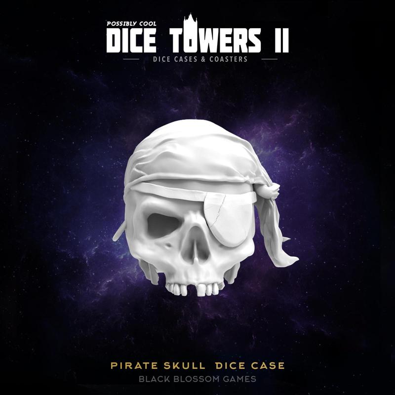 DC12 Pirate Skull Dice Case Box :: Possibly Cool Dice Tower 2