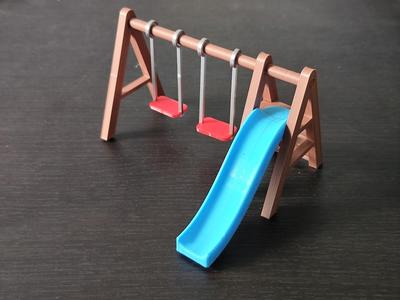 Swing with slide
