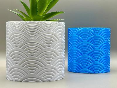 Seigaiha Wave Plant Pot – Vase Mode Planter
