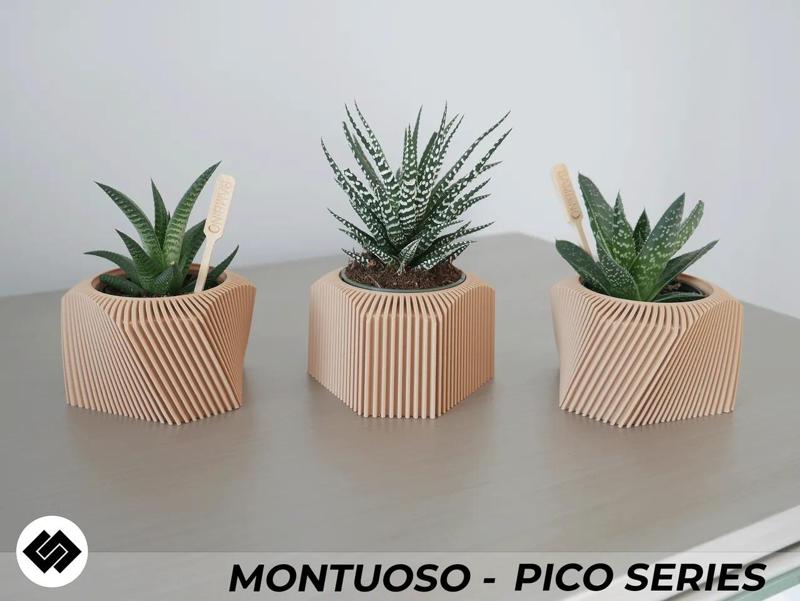 Montuoso Series Triple Planter Set