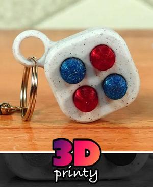 Keychain Pop Fidget (Multi-material design)
