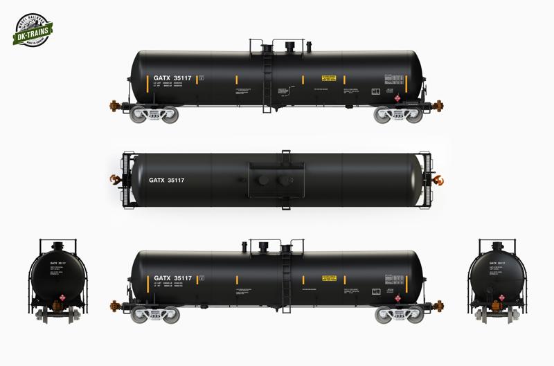 30 000 Gallon Tank Car V2 – H0 scale