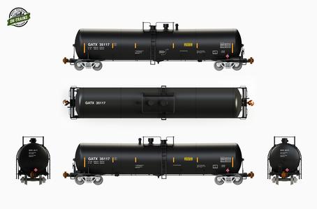 30 000 Gallon Tank Car V2 – H0 scale