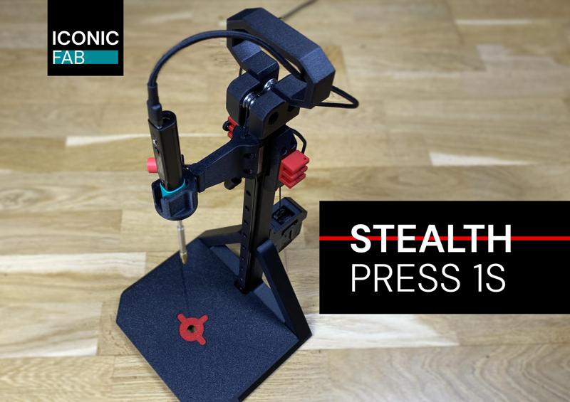 Stealth Press 1S — heat set insert press
