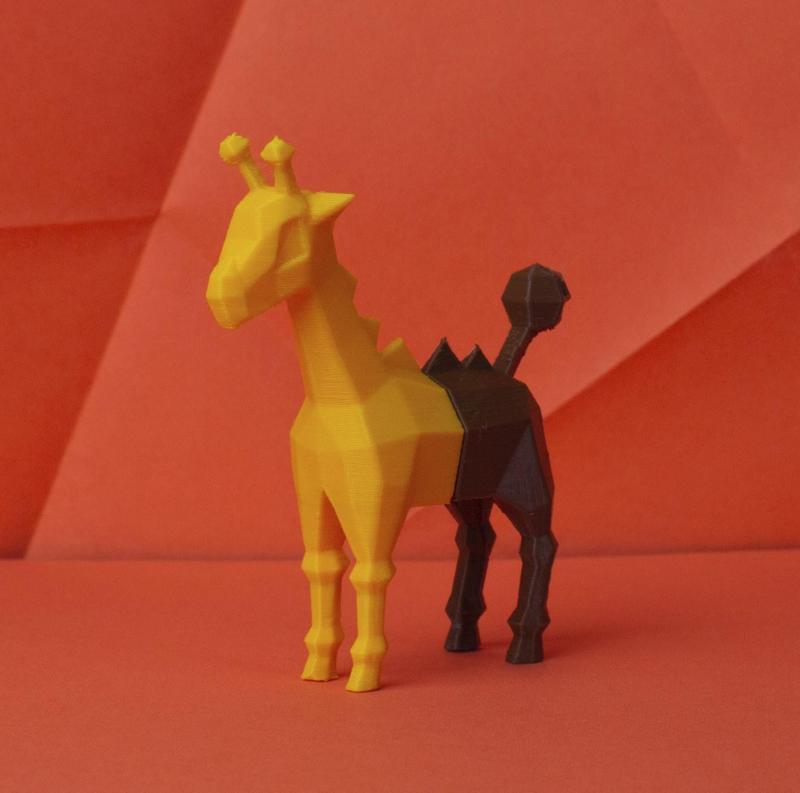 Girafarig Low Poly