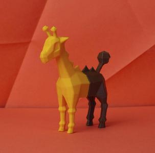 Girafarig Low Poly