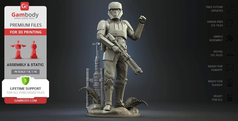 Shoretrooper STL files for 3D Printing | Assembly Model