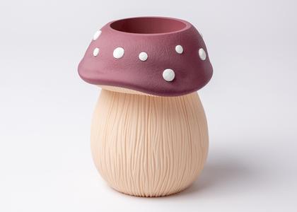 Toadstool Vase – 3D-Printable Whimsical Forest Decor