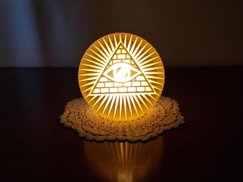 The Eye of Providence Bed side lap