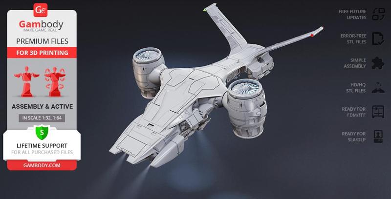 Terminator HK-Aerial 3D Printing Model | Assembly + Active