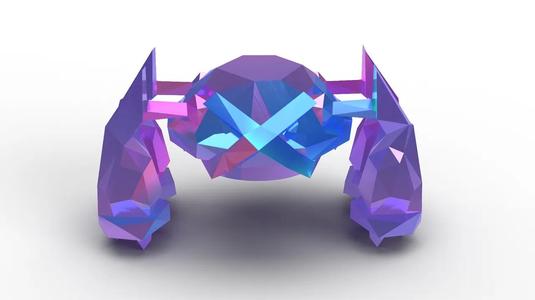 Low Poly Metagross Pokemon