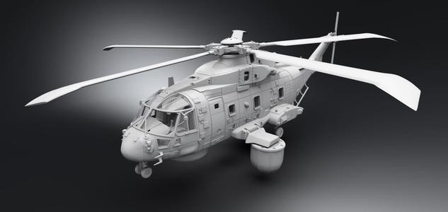 Merlin Mk2 Scale model