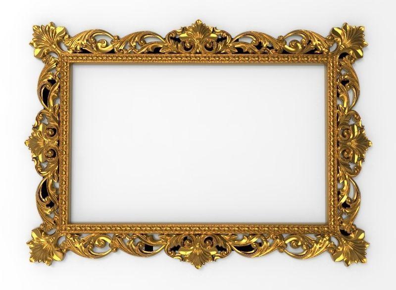 carved frame