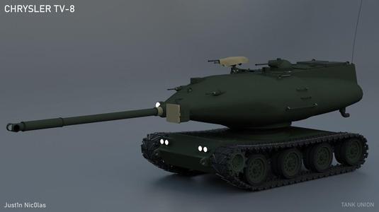 Chrysler TV-8 Nuclear Tank