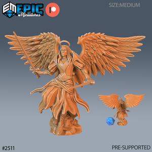 Angel Male Fighting / Angelic Soldier / Heavenly High Guardian / Winged Cloud Celestial