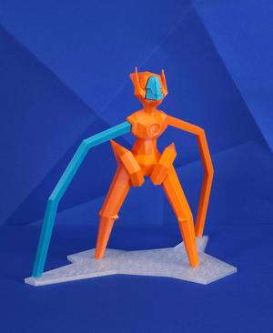 Deoxys Speed Low Poly