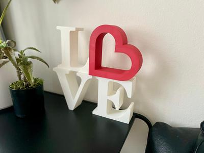 LOVE Letters For Your Shelf Decor – Valentines Day