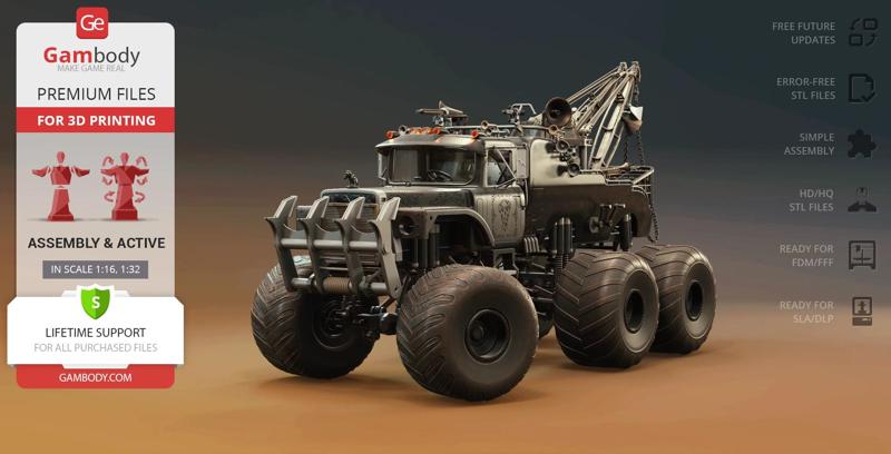 The Six Foot 3D Printing Model | Assembly + Action