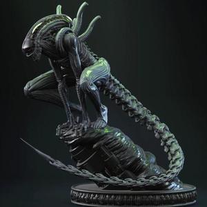 Crawling Xenomorph STL files for 3D Printing | Assembly Model
