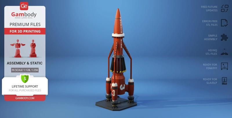 Thunderbird 3 3D Printing Model | Assembly