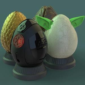 Easter Eggs Free STL files for 3D Printing | Assembly Models