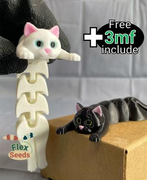 Flexi Holding Cat (Print-in-place)