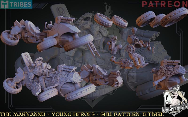 Young Heroes  – The Maryannu –  Shu Pattern Jetbike