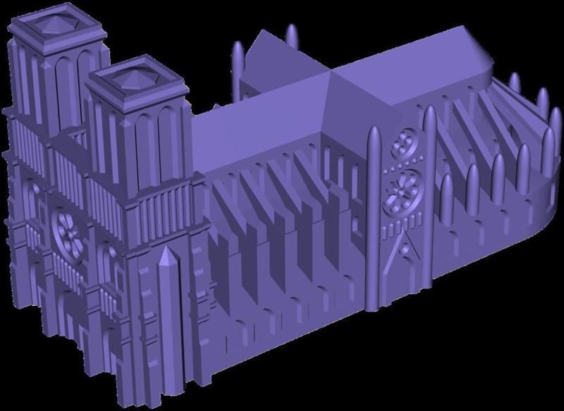 Notre Dame de Paris (without spire)