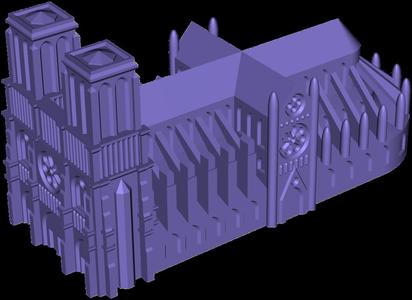 Notre Dame de Paris (without spire)
