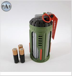 SCI-FI GRENADE AA & AAA BATTERY STORAGE