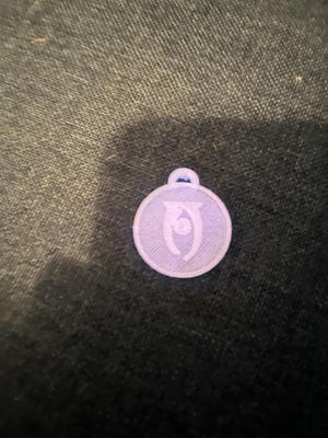 oblivion symbol keychain/pendant