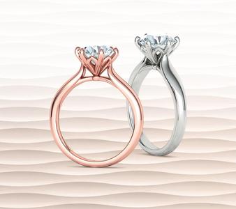 Solitaire Engagement Ring 2CT stone printable 3dmodel