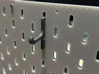 IKEA pegboard hook for 5mm/3mm thickness