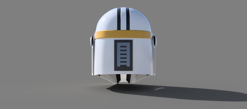 Imperial MK-2: Custom made Mandalorian Helmet STL File (3D Print File)
