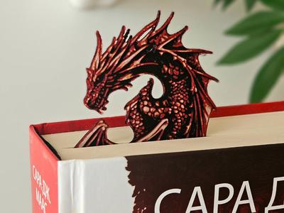 Crimson Wyvern – Dragon Bookmark