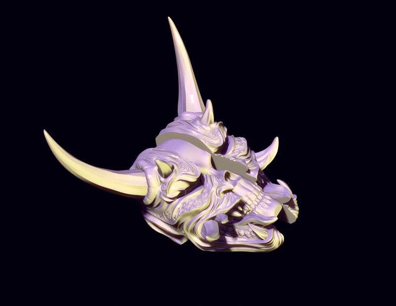 Samurai hannya mask