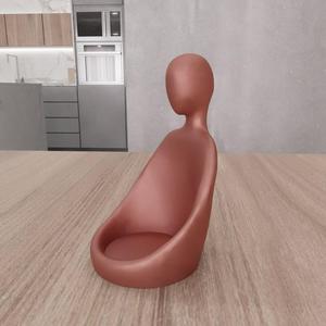 3D Tea Light Holder Woman Figure with 3D Stl File & Valentine Gift, 3D Printed Decor, Valentine Decor, Candle Holder, Tea Candle Holder