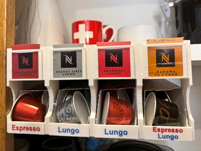 Nespresso Holder Under Shelf Mount No Glue or Tape
