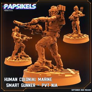 HUMAN COLONIAL MARINE SMART GUNNER PVT NIA