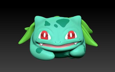 Bolbasaur flower or paintbrush holder