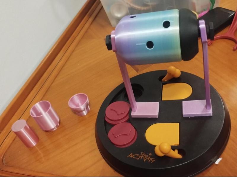 treat dispenser mod for dog / cat activity