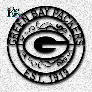 GreenBay Packers wall art Green Bay Football Team Decor