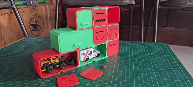 Puzzle impression box