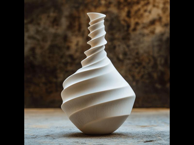Spiral Elegance Vase