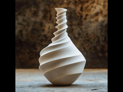 Spiral Elegance Vase